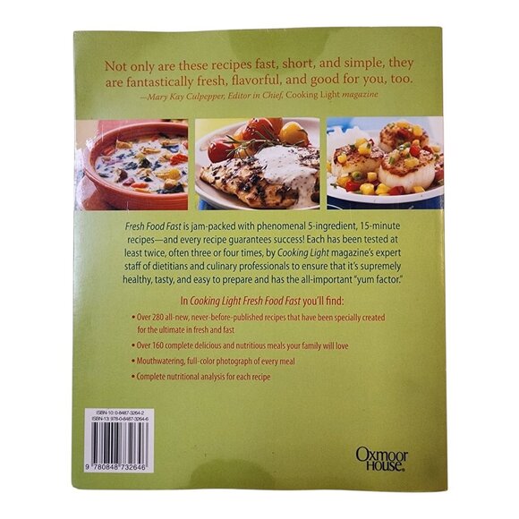 Cooking Light Fresh Food Fast: Over 280 Incredibly Flavorful 5-Ingredient - Picture 2 of 2